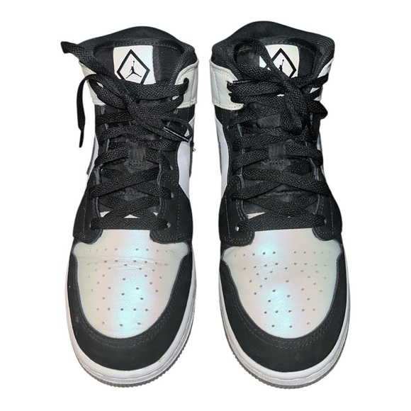 Air Jordan 1 Mid SE Diamond youth sneakers Size 7Y - Picture 6 of 12